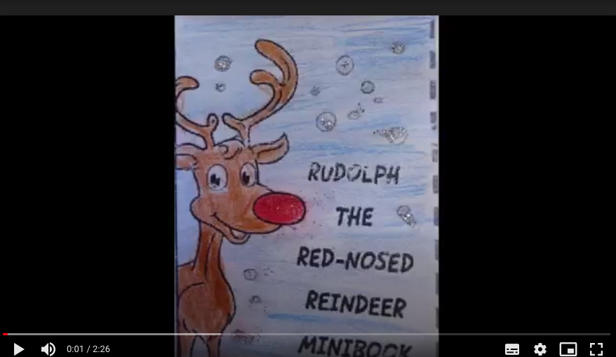 Rudolph the Red-Nosed Reindeer Minibook